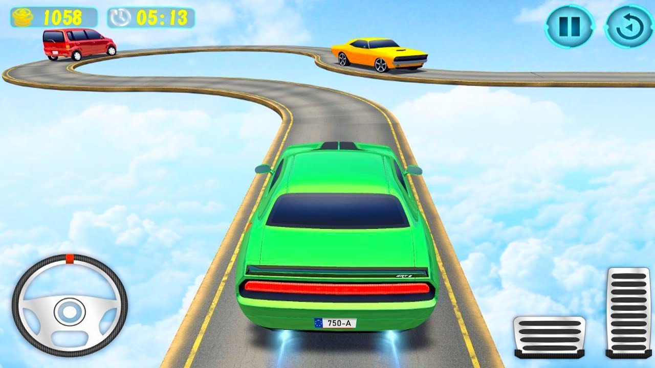 Impossible Car Stunt Mega Ramp: Car Games - Android gameplay 2023