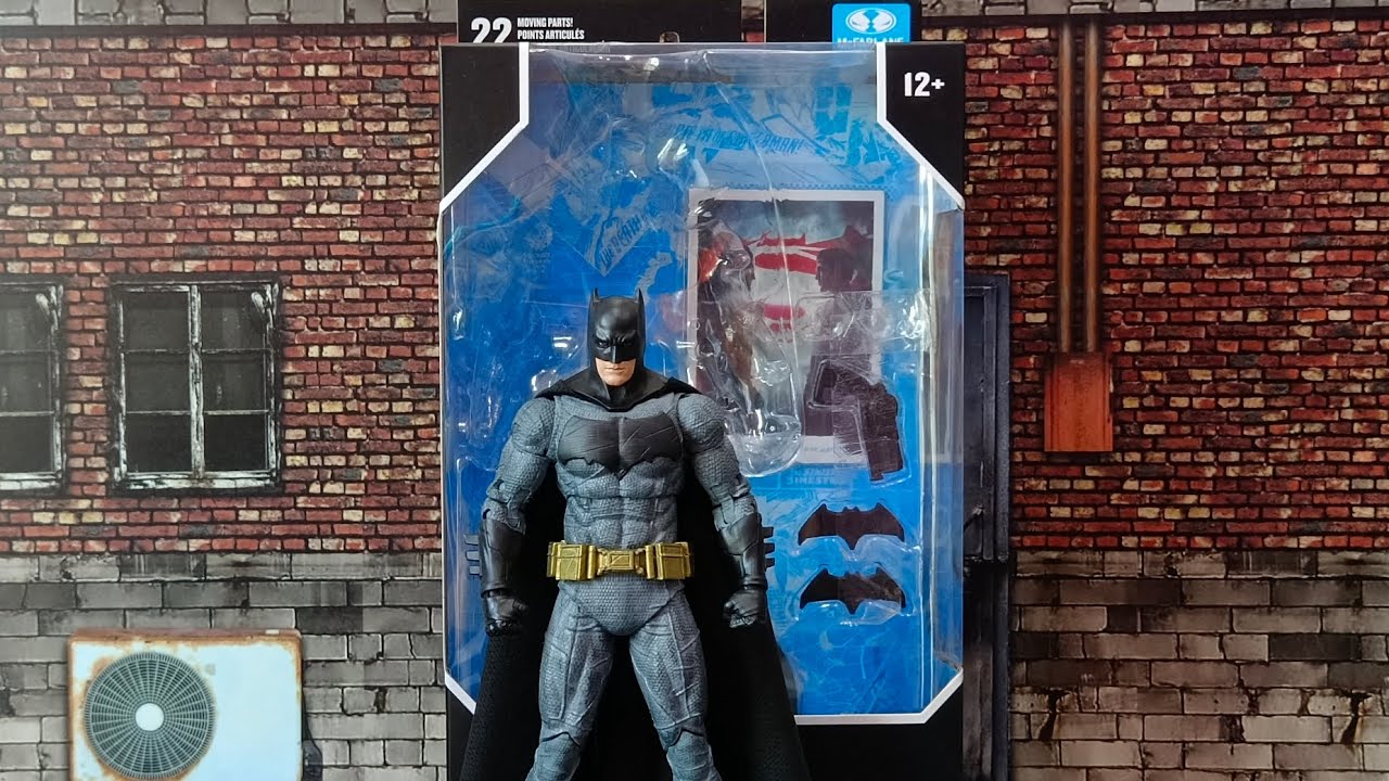 Ulasan Figura Aksi McFarlane Toys, Batman V Superman, Batman #batmanvsuperman #mcfarlanetoys