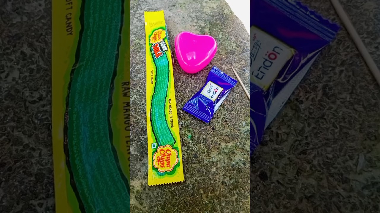 dezzy chocolate & sour soft candy with gems popsicle #shortsviral #entertainment