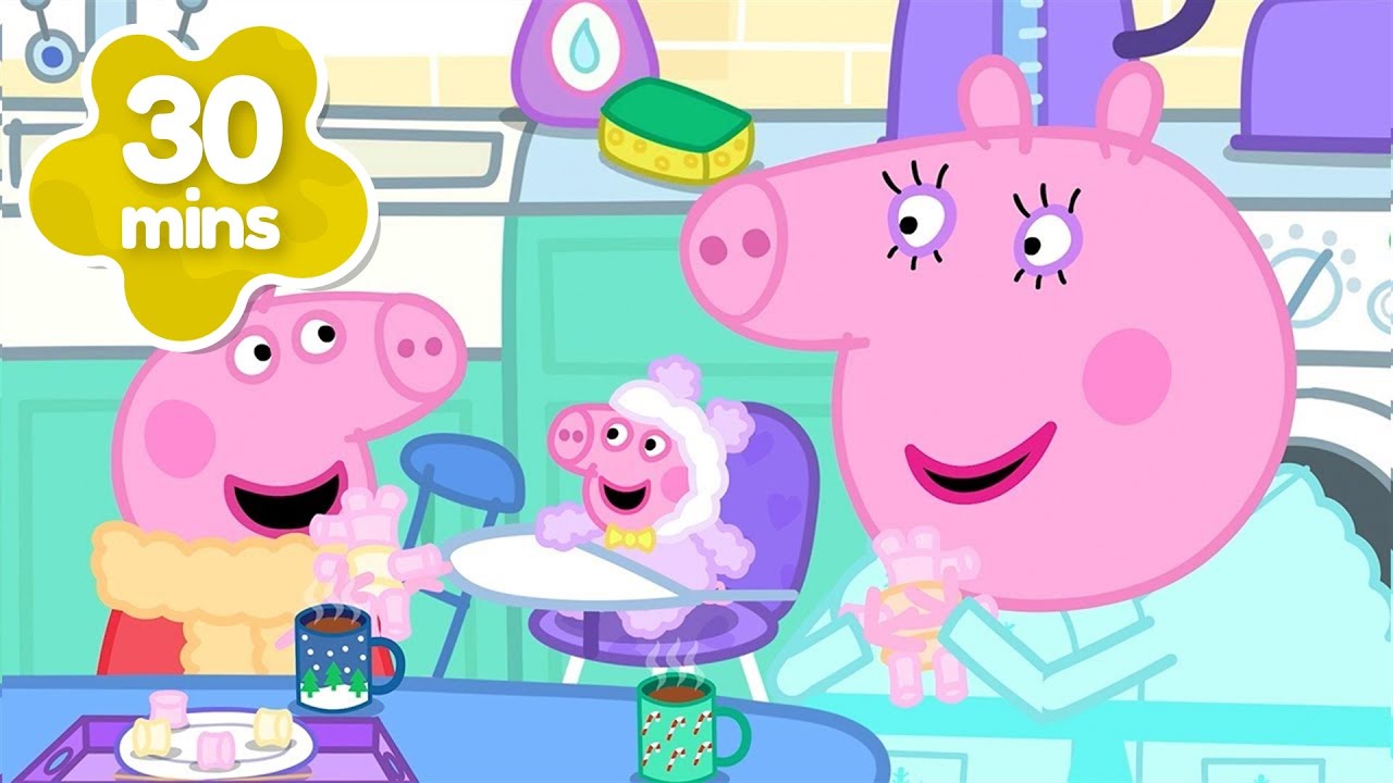 Peppa Pig Tales 🧣 Making Hot Chocolate with Evie ☕️ BRAND NEW Peppa Pig Episodes