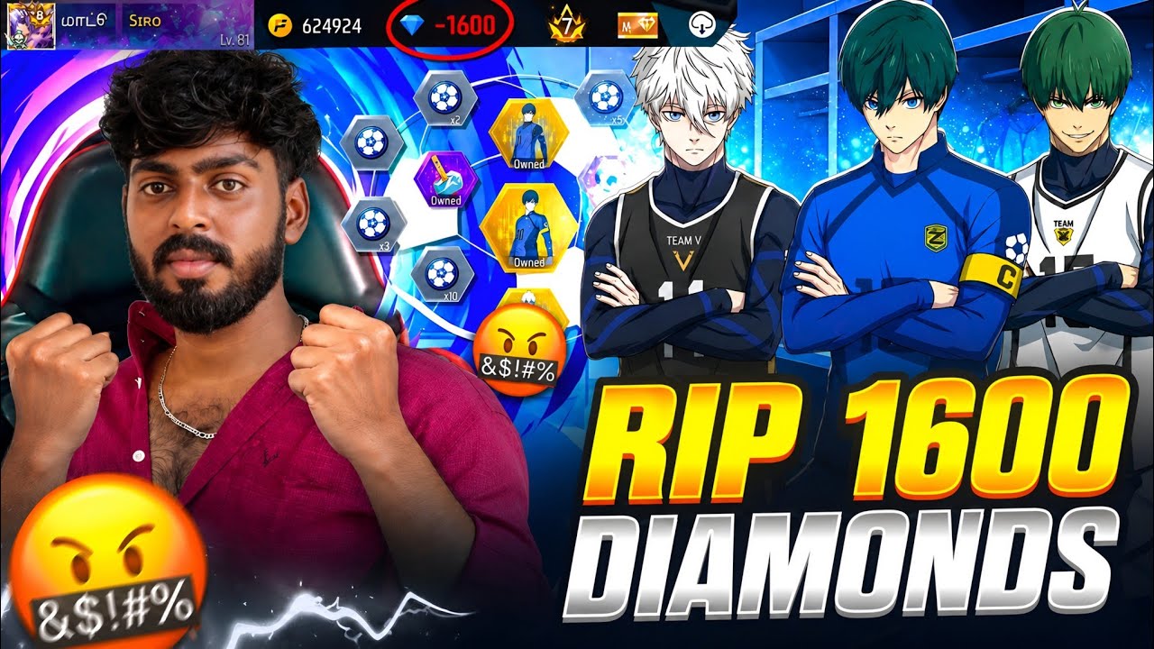 BLUELOCK EVENT 💎FREE FIRE | ISAGI RING EVENT 💋FREE FIRE TAMIL || NEW EVENT 💨jJUST 12K DAIMONDS