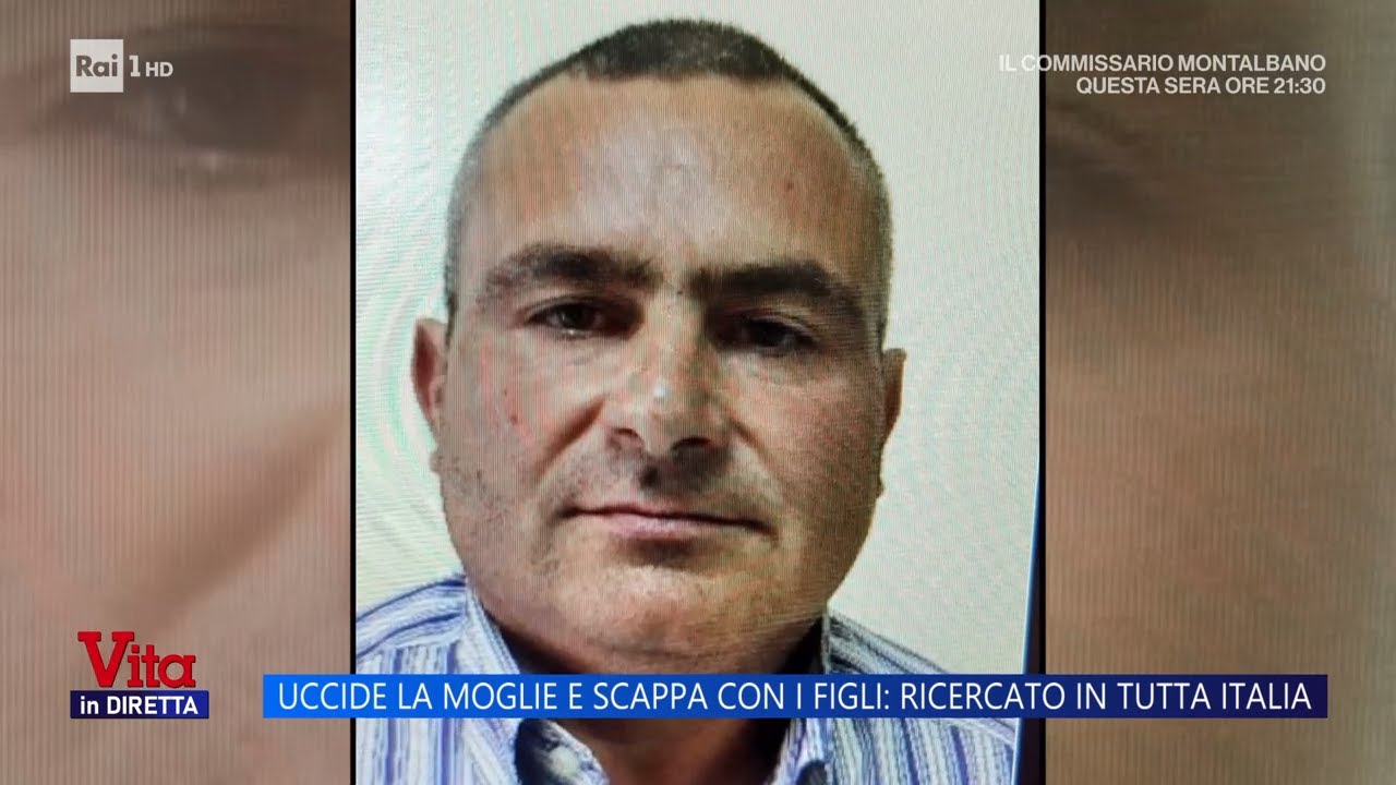 Uccide la moglie e scappa con i figli: ricercato in tutta Italia - Vita in diretta 30/09/2025