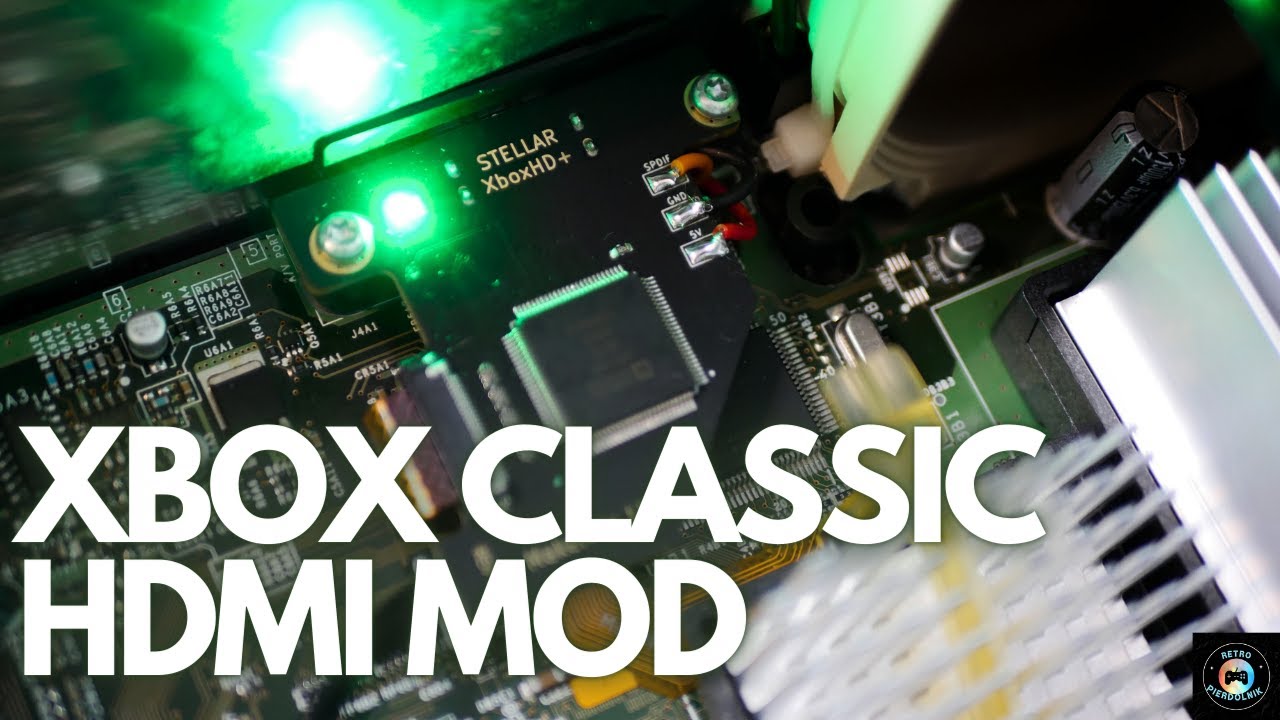 Xbox Classic HDMI MOD / Xbox HD+ / Instalacja wentylatora Noctua NF-A8 FLX
