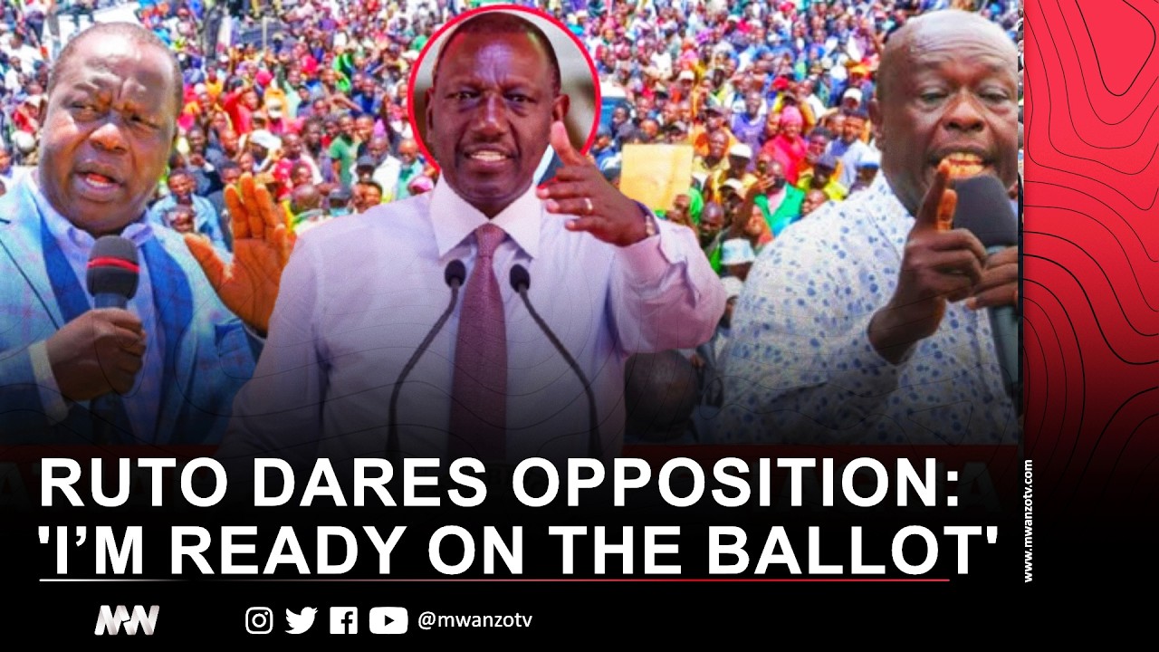 RUTO DARES OPPOSITION: “I’M READY ON THE BALLOT