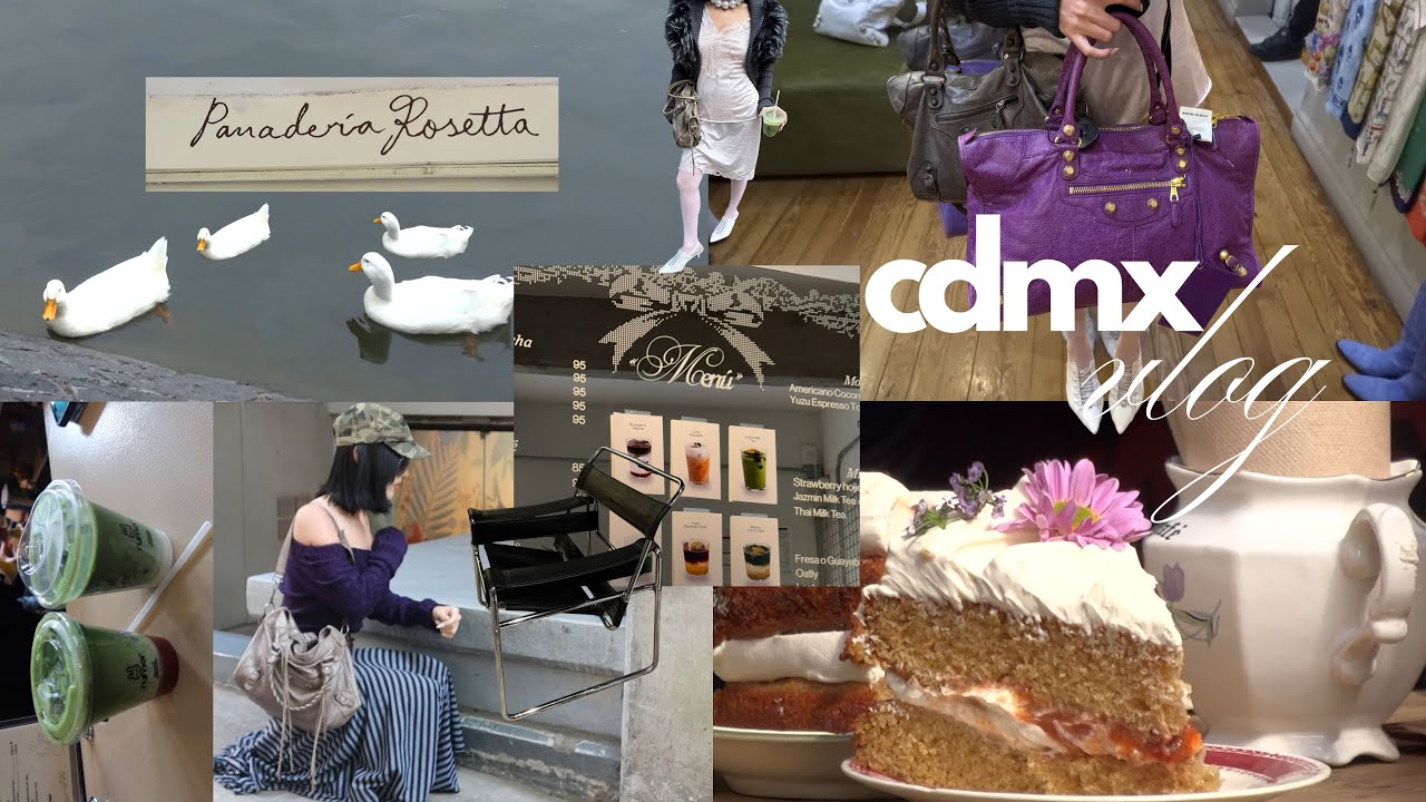 CDMX VLOG | unos dias en la gran ciudad ⊹. ⟡ ݁.⊹ 𑣲𝐁ad 𑣲𝐁unny | cafecitos | ootd 