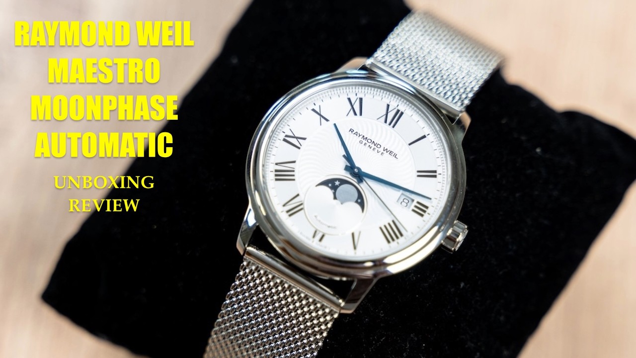 Raymond Weil Maestro Moonphase Automatic 2239-STC-00659 Watch | Review Valjoux Relogios