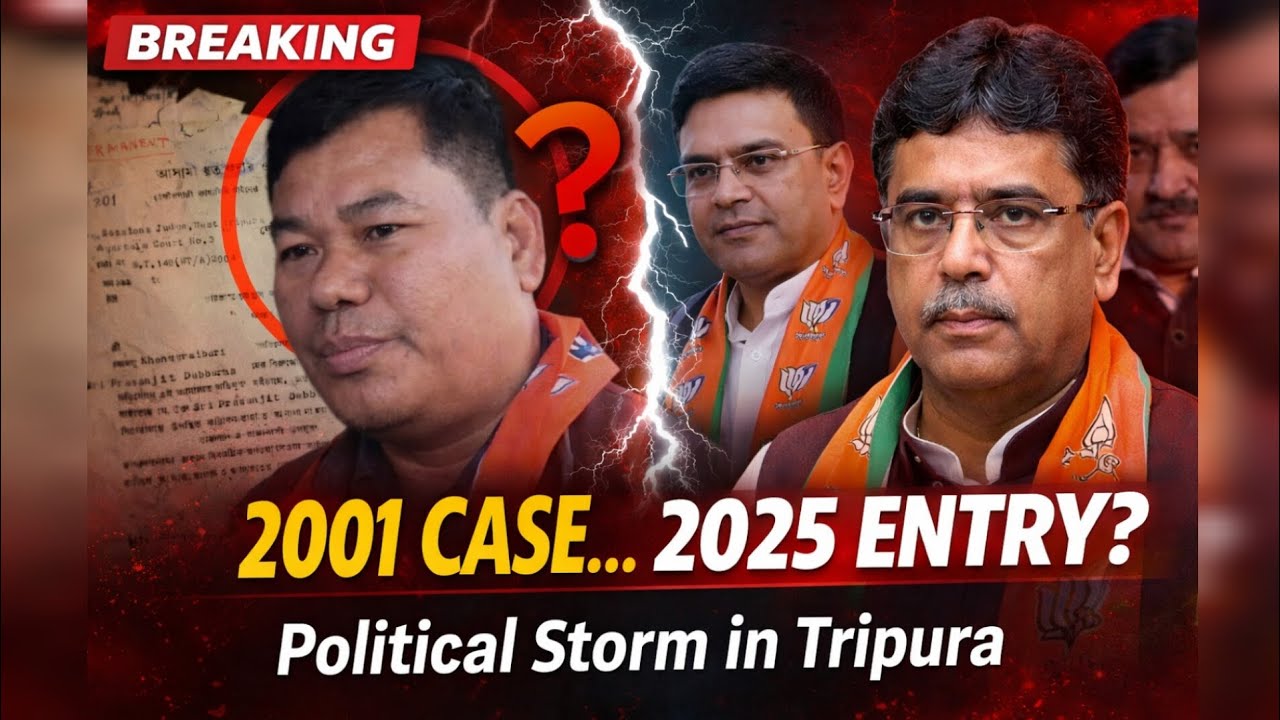 BJP Accused of Inducting Rape Case Accused | Tipra Motha MLA Claims