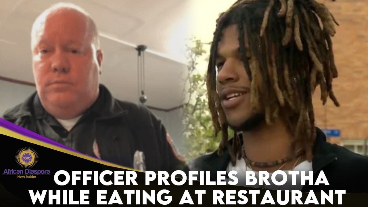 Officer Profiles Brotha While Eating At Restaurant