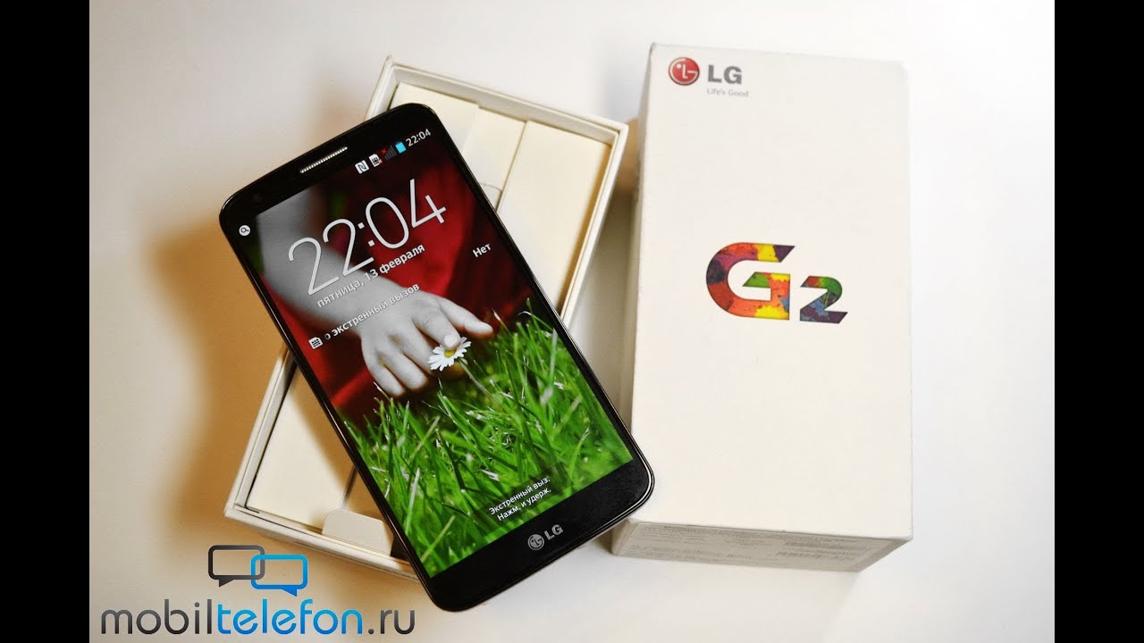 Распаковка LG G2 с кнопками сзади (unboxing)