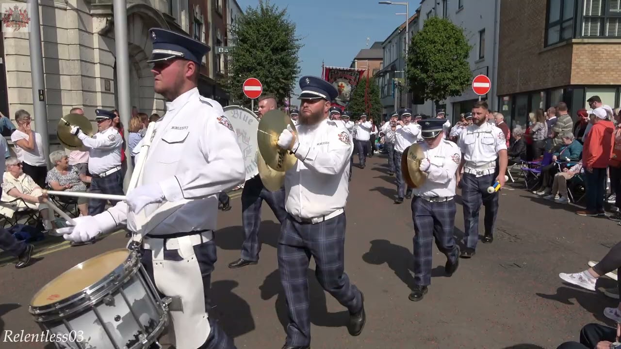 Lambeg Orange & Blue (No.1) @ Co. Antrim Black Saturday Parade ~ Ballymena ~ 31/08/24 (4K)