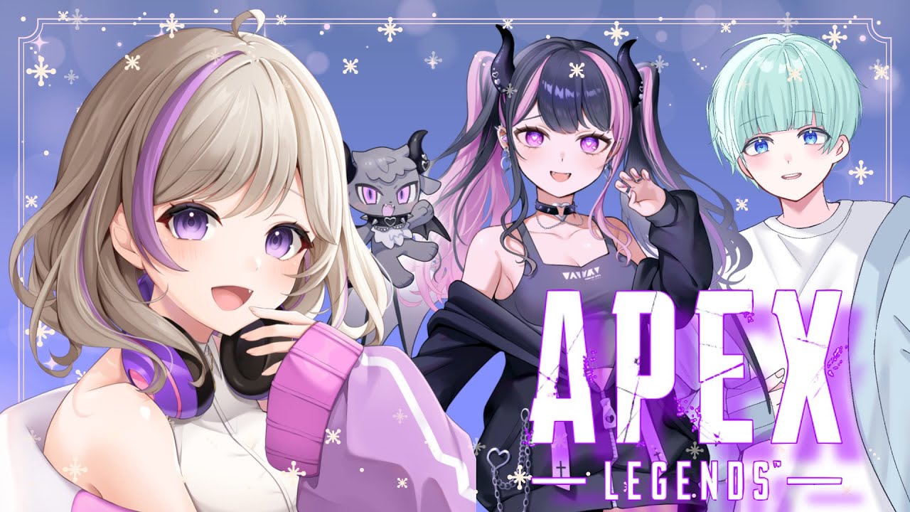 【APEX】　カスタム練習💜🎮プラチナ帯　初ダイヤ目指して‼【#ApexLegend/#APEX参加型/#個人勢Vtuber】
