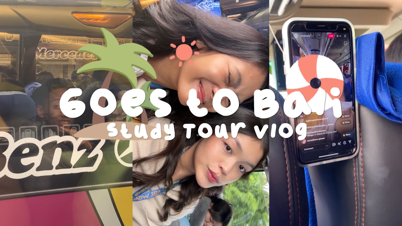 Study Tour Vlog : Goes to Bali ✧˖° Bandung - Bali #Day1 with friends