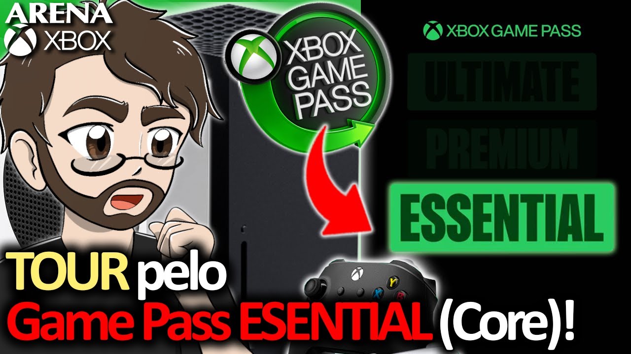 TOUR pelo Xbox GAME PASS Essential (CORE)! Quantos jogos tem, e quais são? | Arena Xbox