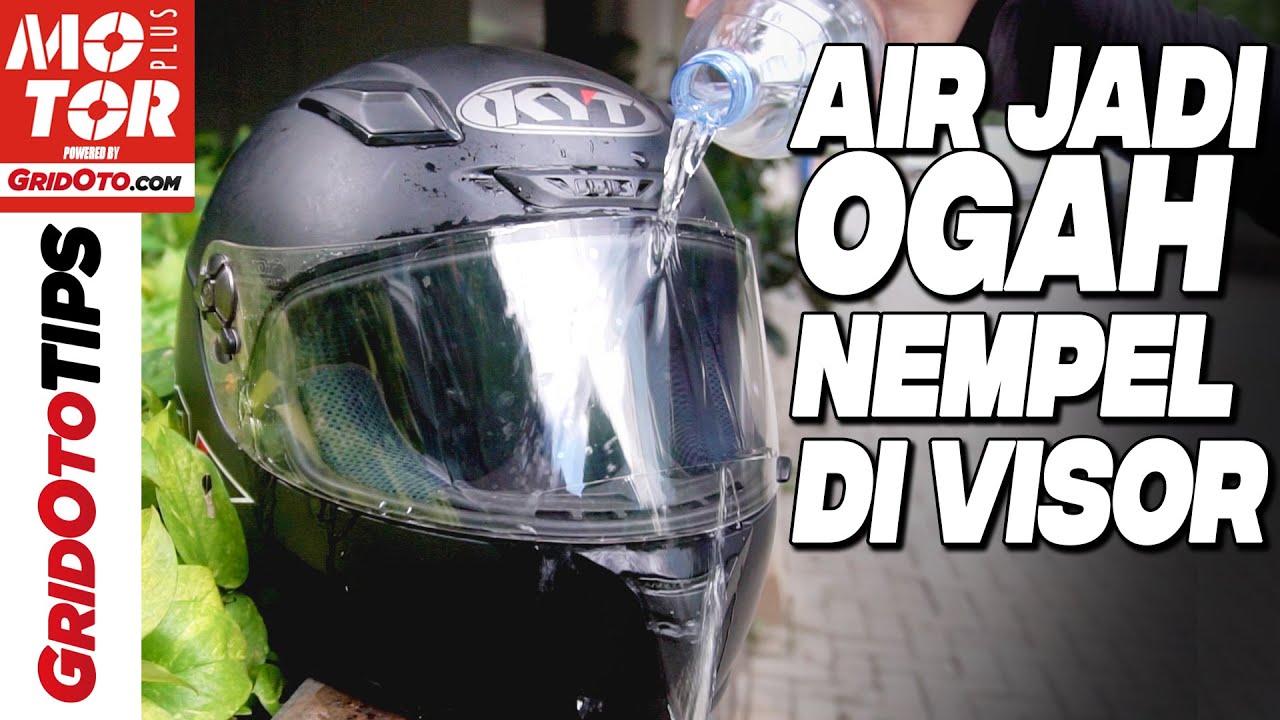 Cara Murah Membuat Visor Helm Antiair, Cocok di Musim Hujan | Gridoto Tips