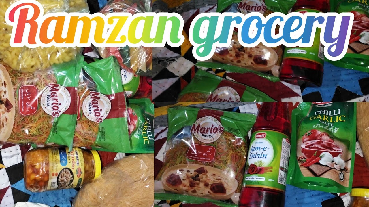 Ramzan grocery Fatima family vlog subscribe too my chanal like shair Kary please 