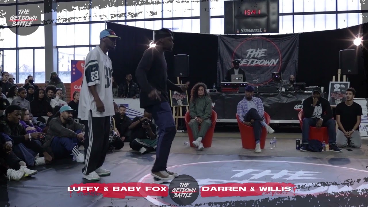 1/4 FINAL 2 VS 2  - THE GETDOWN BATTLE - LUFFY & BABYFOX VS DARREN & WILLIS WINNER DARREN & WILLIS