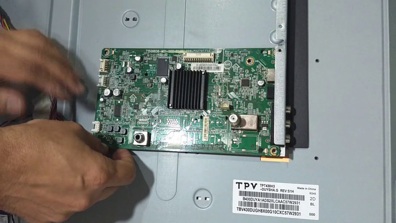 TV Philips 43PFG5000 não liga não acende LED standby