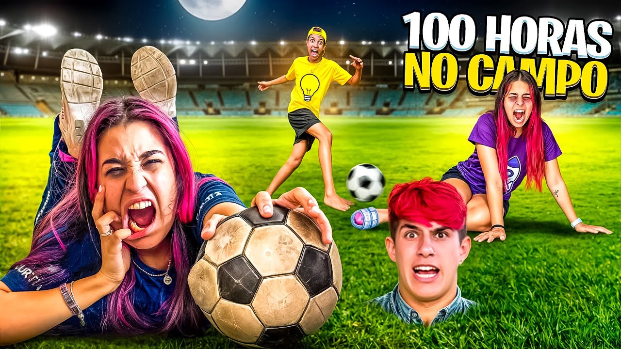 100 HORAS EM UM EST&Aacute;DIO DE FUTEBOL *Futebol dos rosa