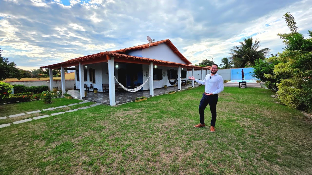 CASA ENTRE MAR E LAGOA! 3 QTS E QUINTAL DE 600M² 😍 PRAIA SECA, ARARUAMA RJ⚠️VENDIDA⚠️