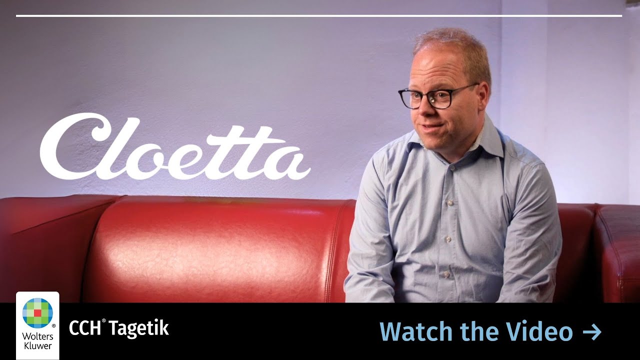 Transforming tax reporting processes at Cloetta with CCH® Tagetik