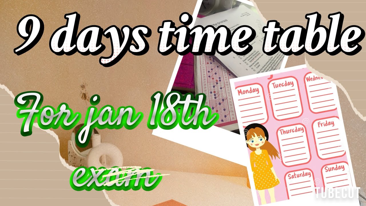CSEB EXAM PREPARATION 📚9DAYS TIME TABLE 🗒️to crack cseb exam#cooperativesociety #exam @Cseb-u2n 
