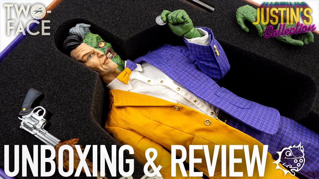 Two-Face Retro Batman Rogues Daftoys 1/6 Scale Figure Unboxing & Review