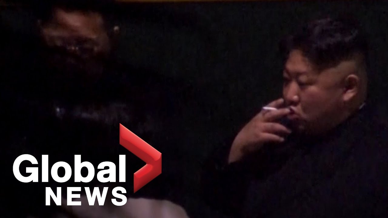 Kim Jong Un seen smoking cigarette during trip to Vietnam