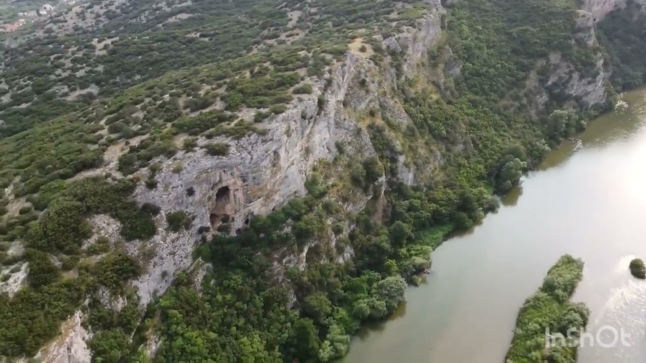 Climbing in Nestos Great Cave - “To Ropalo tou Irakli” 6c+