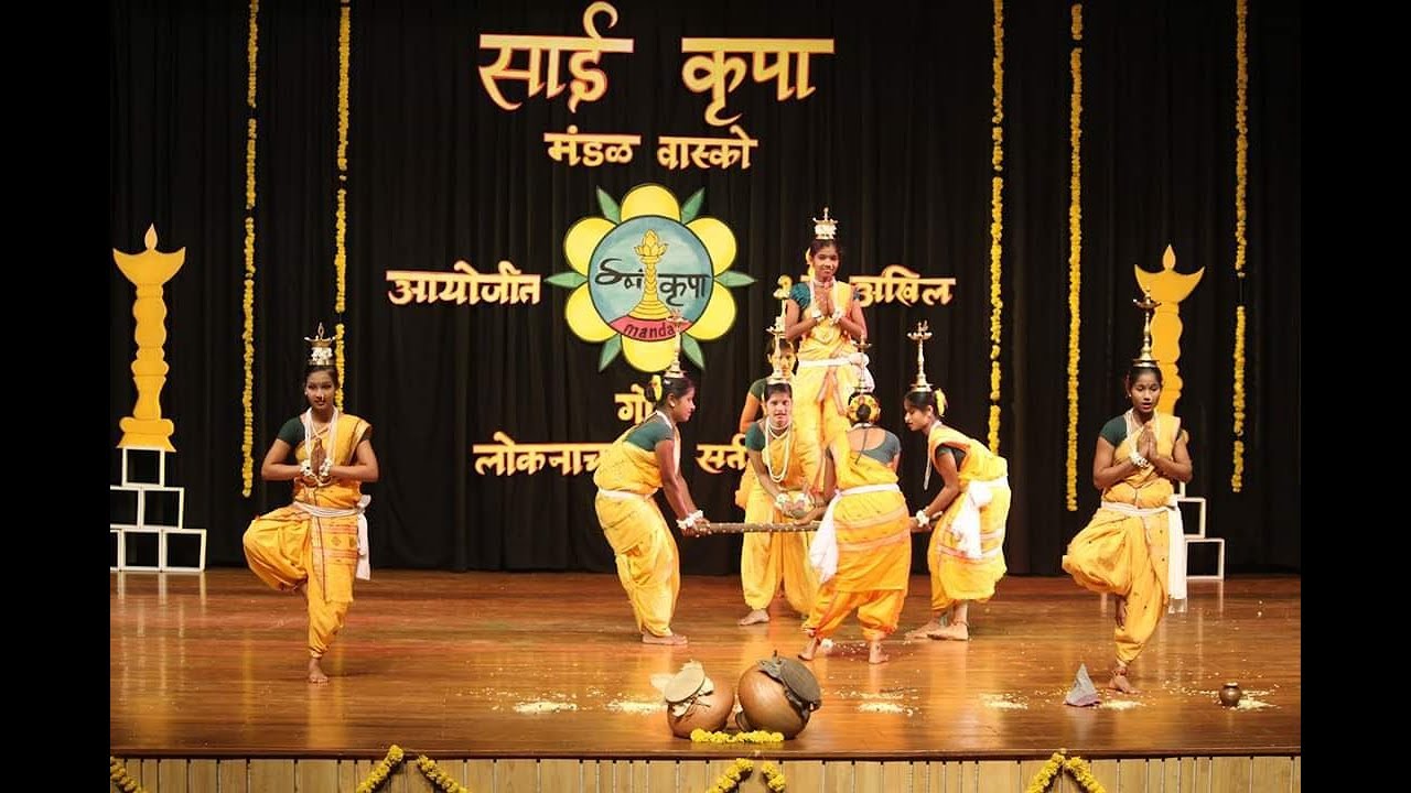 lokrang curchorem performing lamp dance