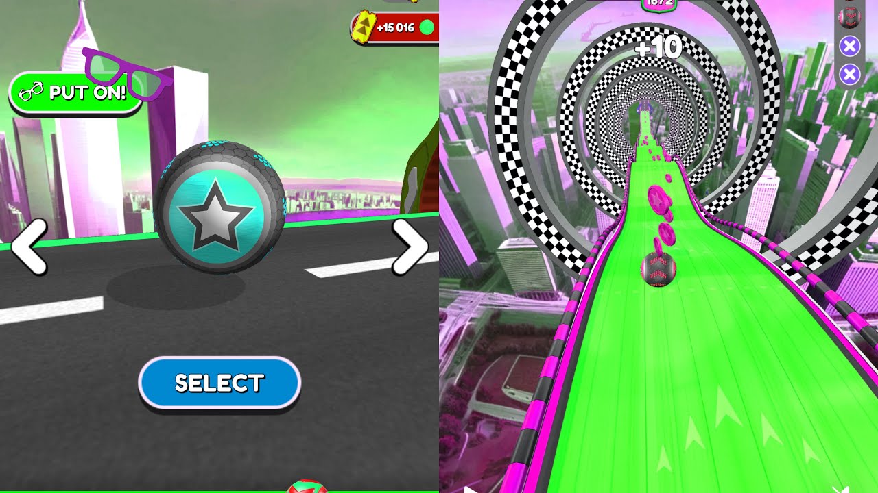 Going Balls Speedrun Challenge Vs Reverse Balls Speedrun Walkthrough Gameplay