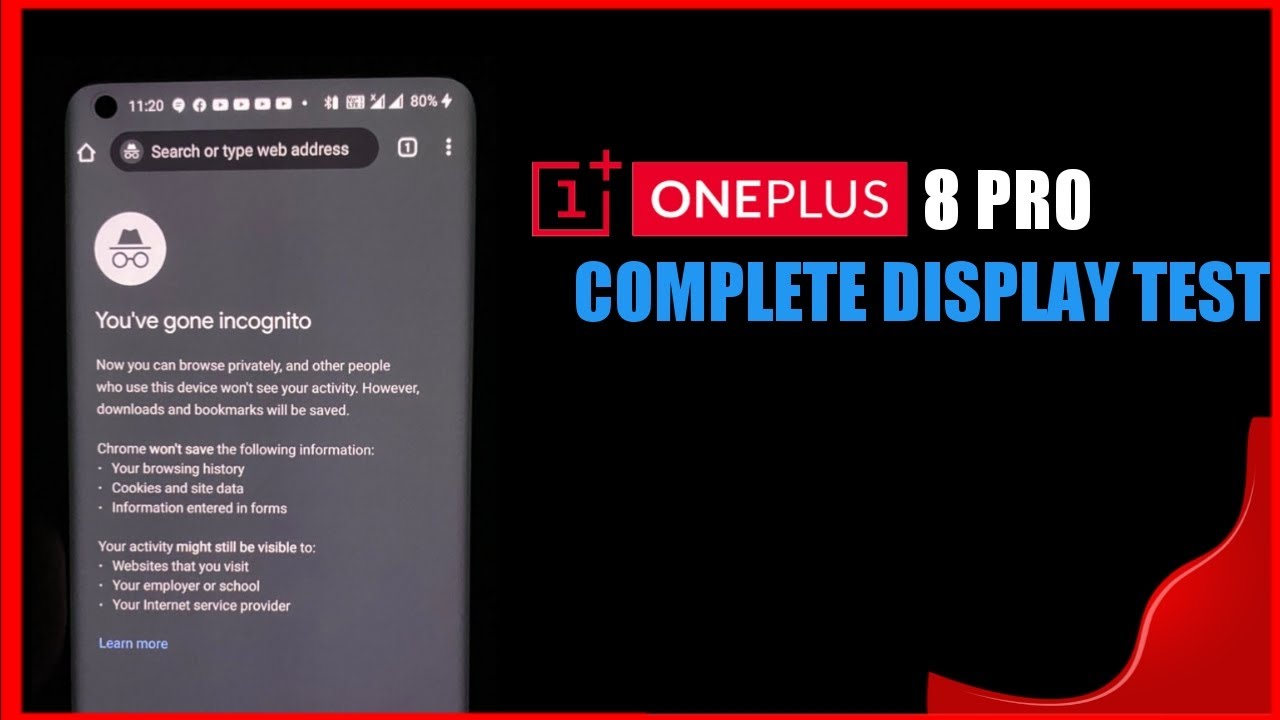 OnePlus 8 Pro COMPLETE DISPLAY Test! (Indian Unit)