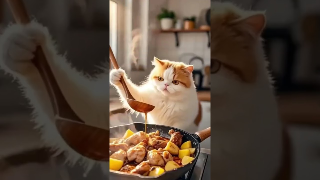 This Cat Has Better Chopstick