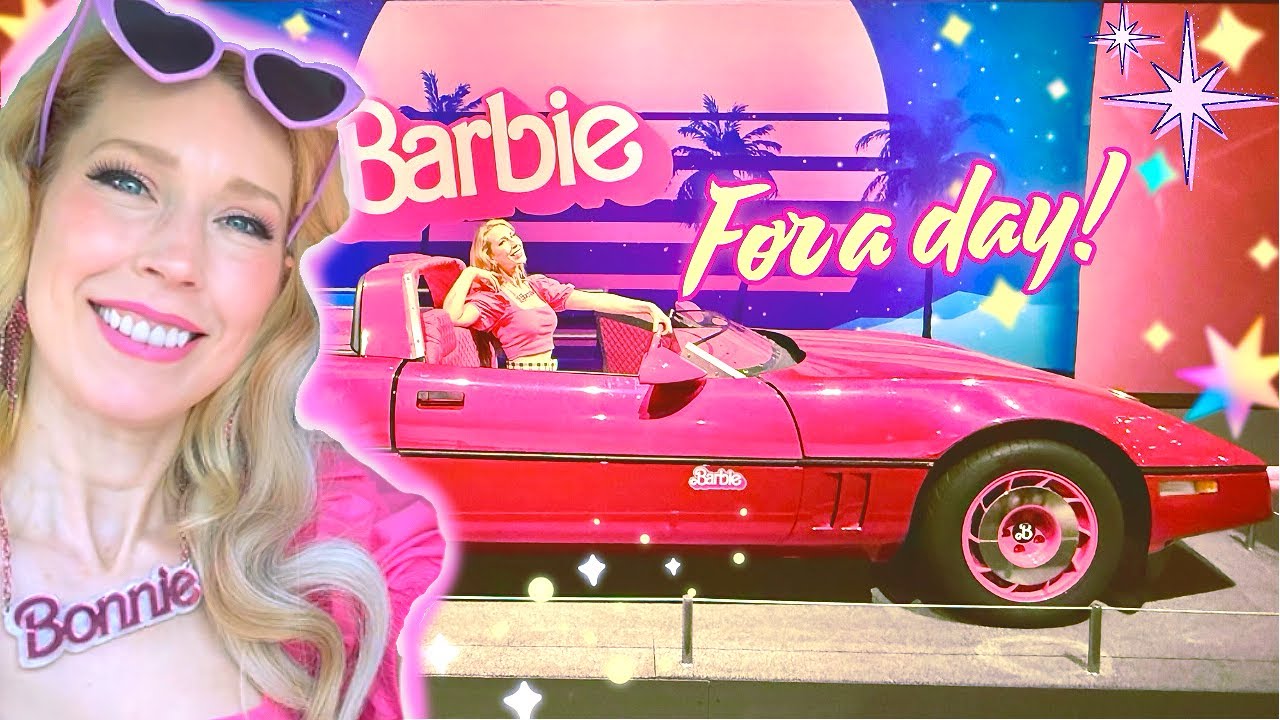Being BARBIE for a day!  Going to the Barbie exhibit, shopping, a 50s style diner, & more! VLOG