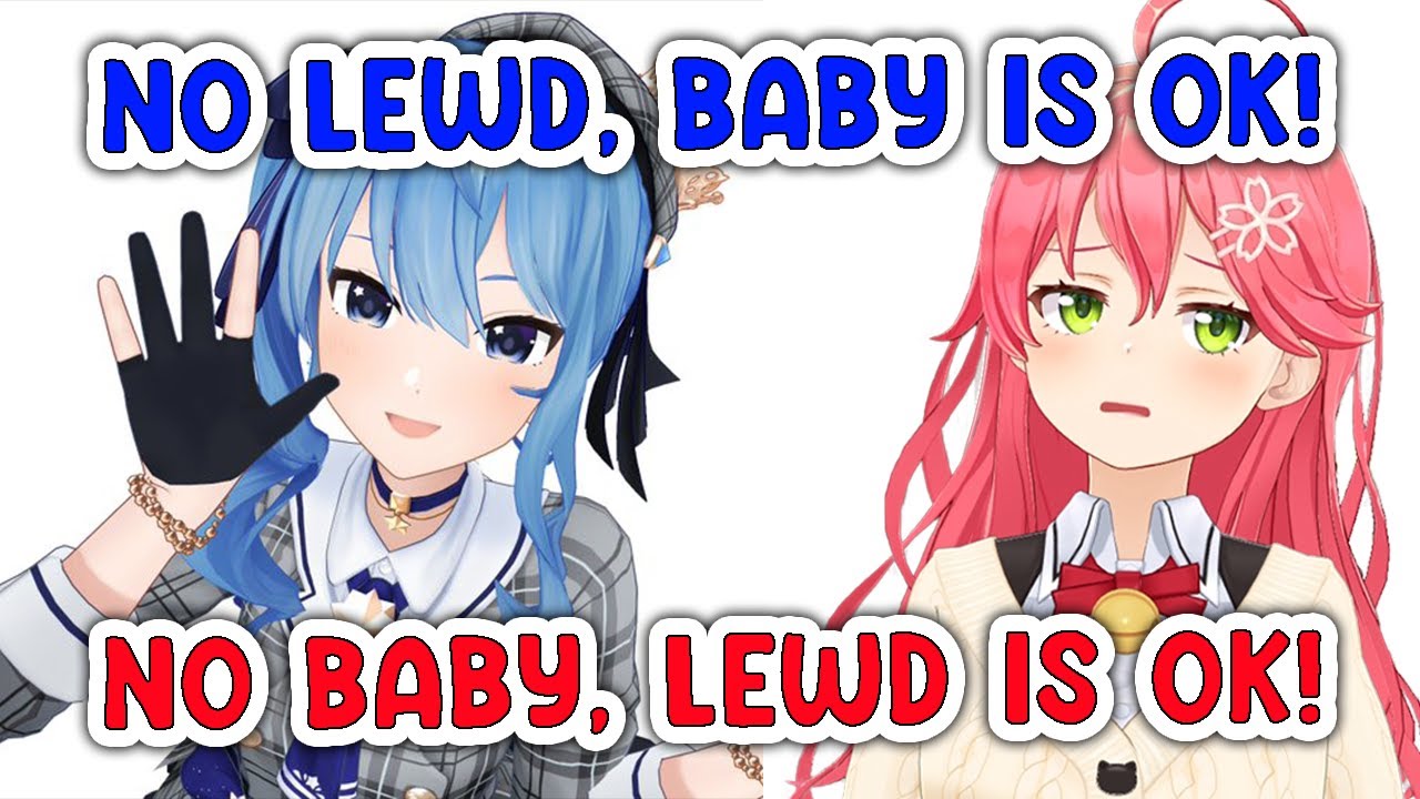 Miko wants people to look at her lewdly in the opposite Suichan wants to be a baby
