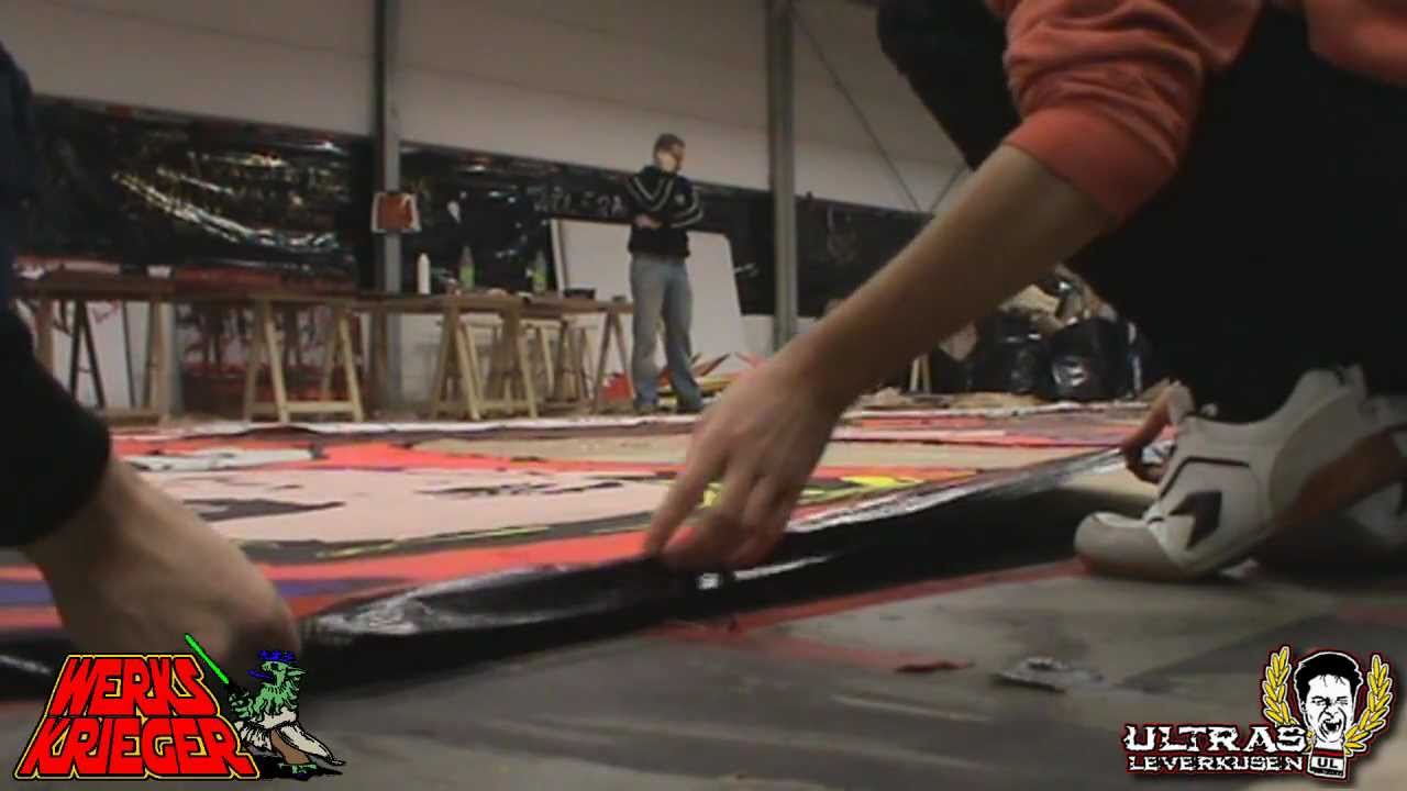 Szene Leverkusen: Werkskrieger-Choreo im Januar 2011