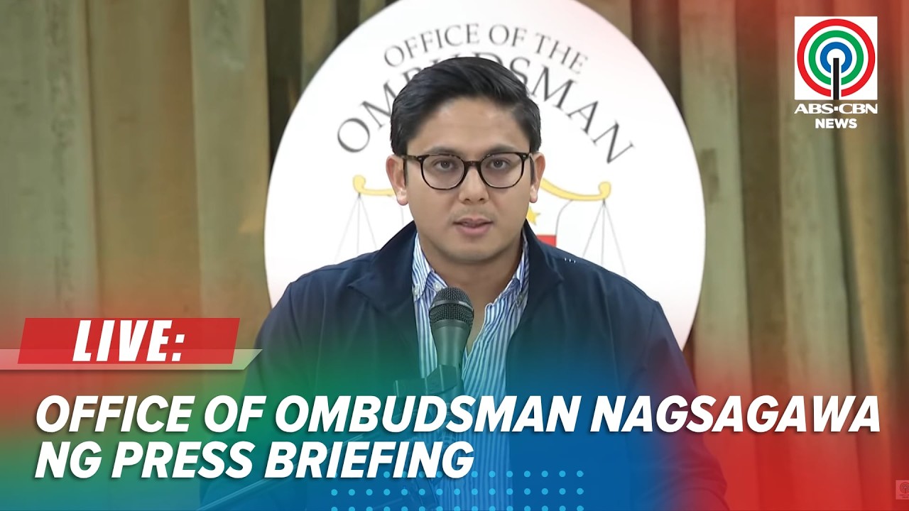LIVE: Office of the Ombudsman holds press briefing | August 28, 2026