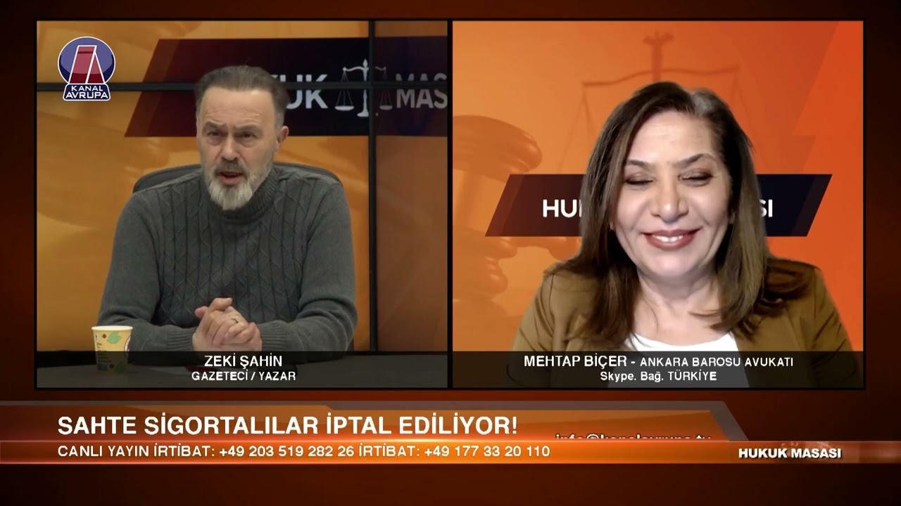 Ankara barosu Avukatı Mehtap biçer, sahte sigorta iptallerine ilişkin soruları cevaplandırıyor