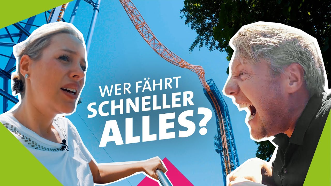 Wer fährt schneller ALLES im Freizeitpark