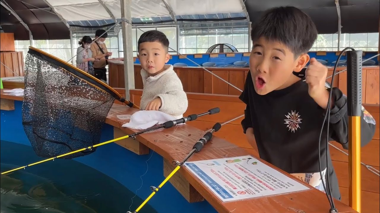 【沖縄】 釣って見つけるぼうけんの国に行ったよ！宝探しや、お魚釣り、ザリガニ釣り、イモリ釣りをしたよ！ 子供 遊び　るたししチャンネル