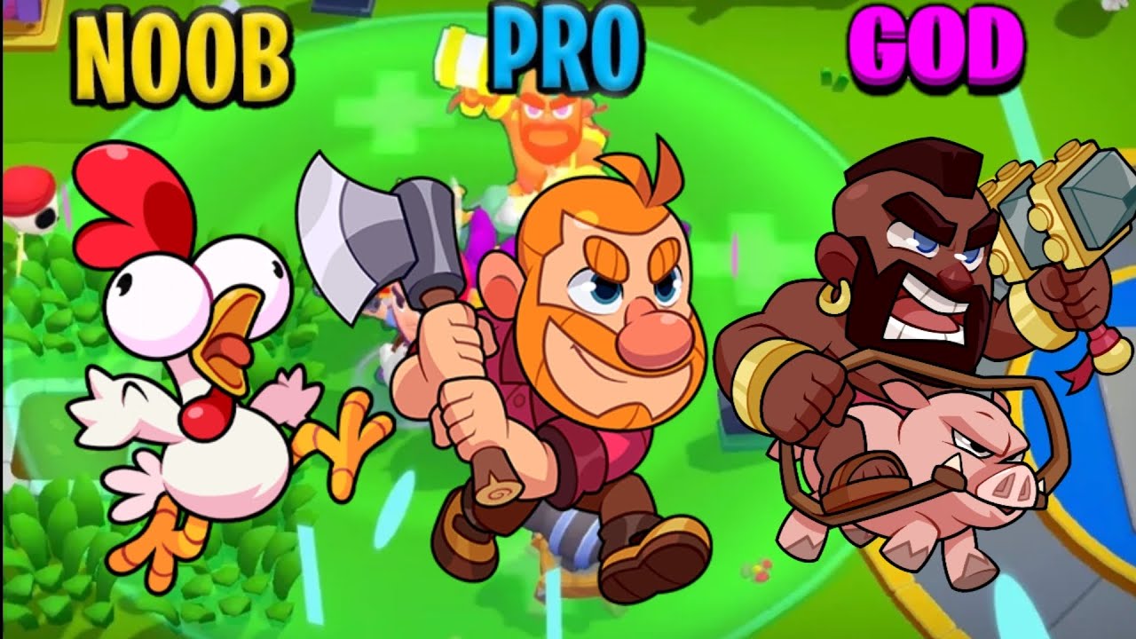 SQUAD BUSTERS NOOB VS PRO VS GOD