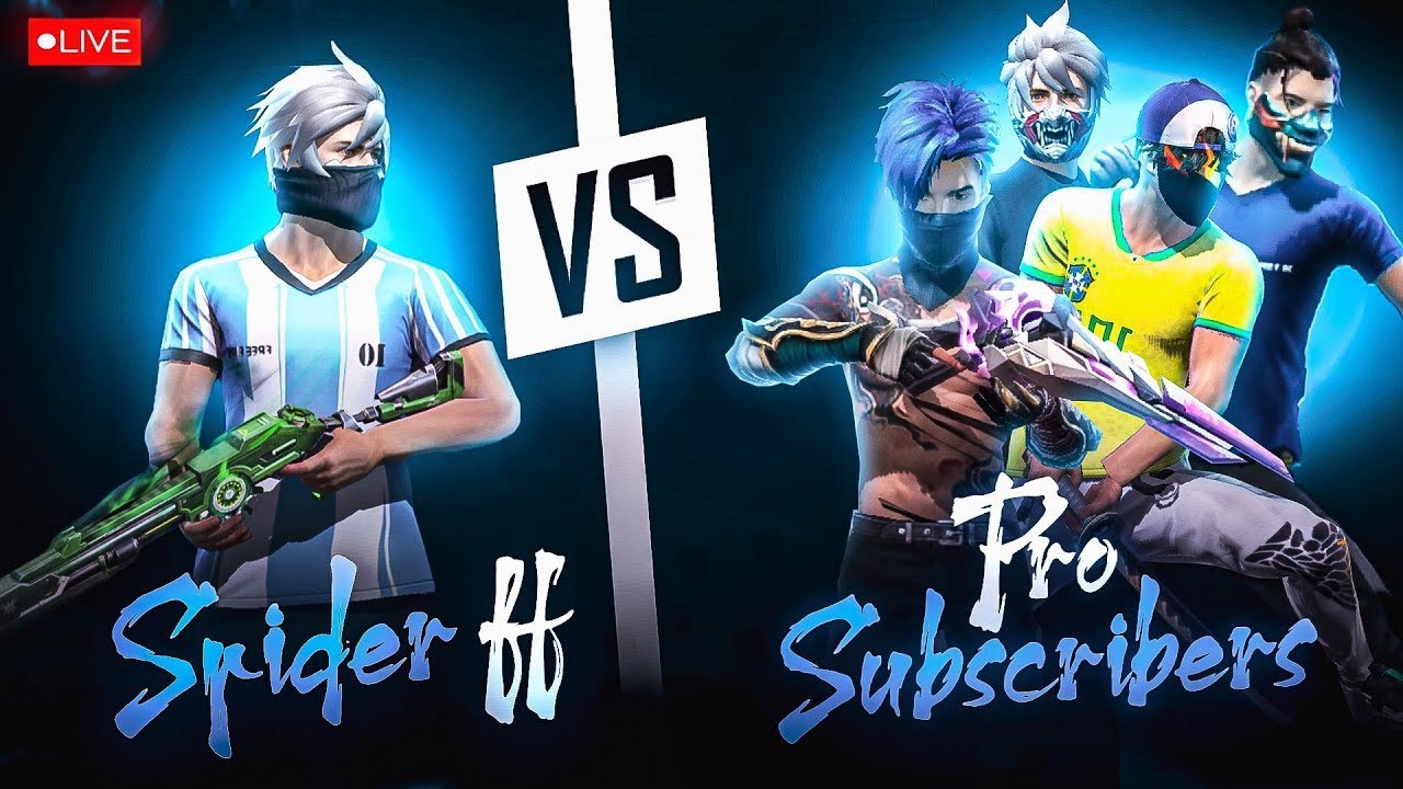 Spider Is Live !! 🔥😱 Hardest 1vs1 On Live 🤯😈 And 2vs6 With Subscriber 🤯❤️ #classy #freefire