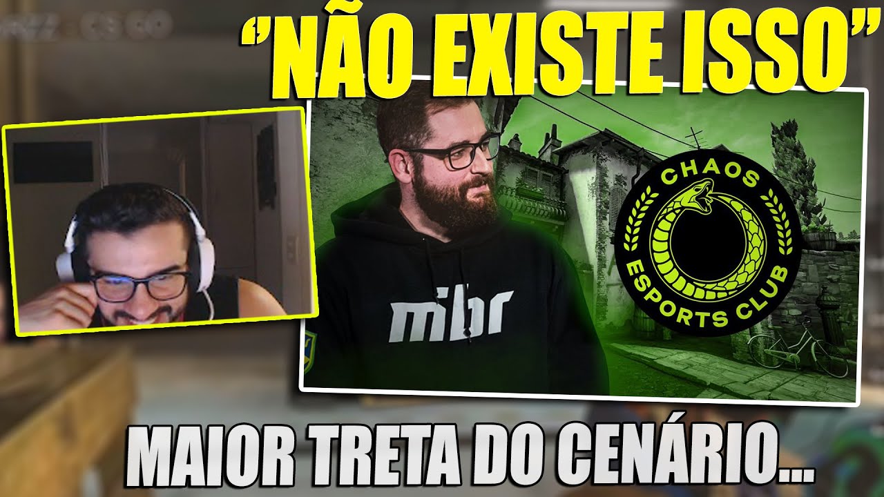 COLD REAGINDO A CHAOS XITANDO CONTRA MIBR kkkkk (Fallen, Fer, Trk, Kng, Taco)