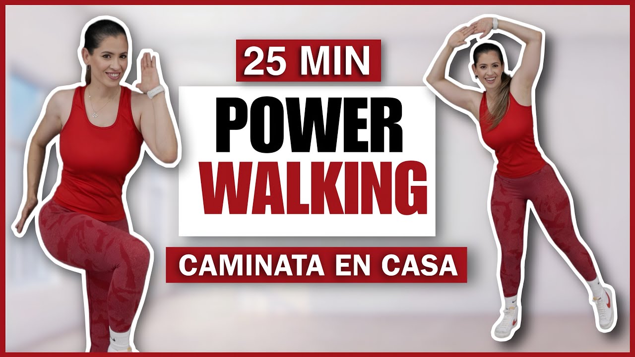 POWER WALKING PARA PERDER PESO EN CASA | ALCANZA TUS OBJETIVOS DE PASOS DIARIOS Y BAJA DE PESO