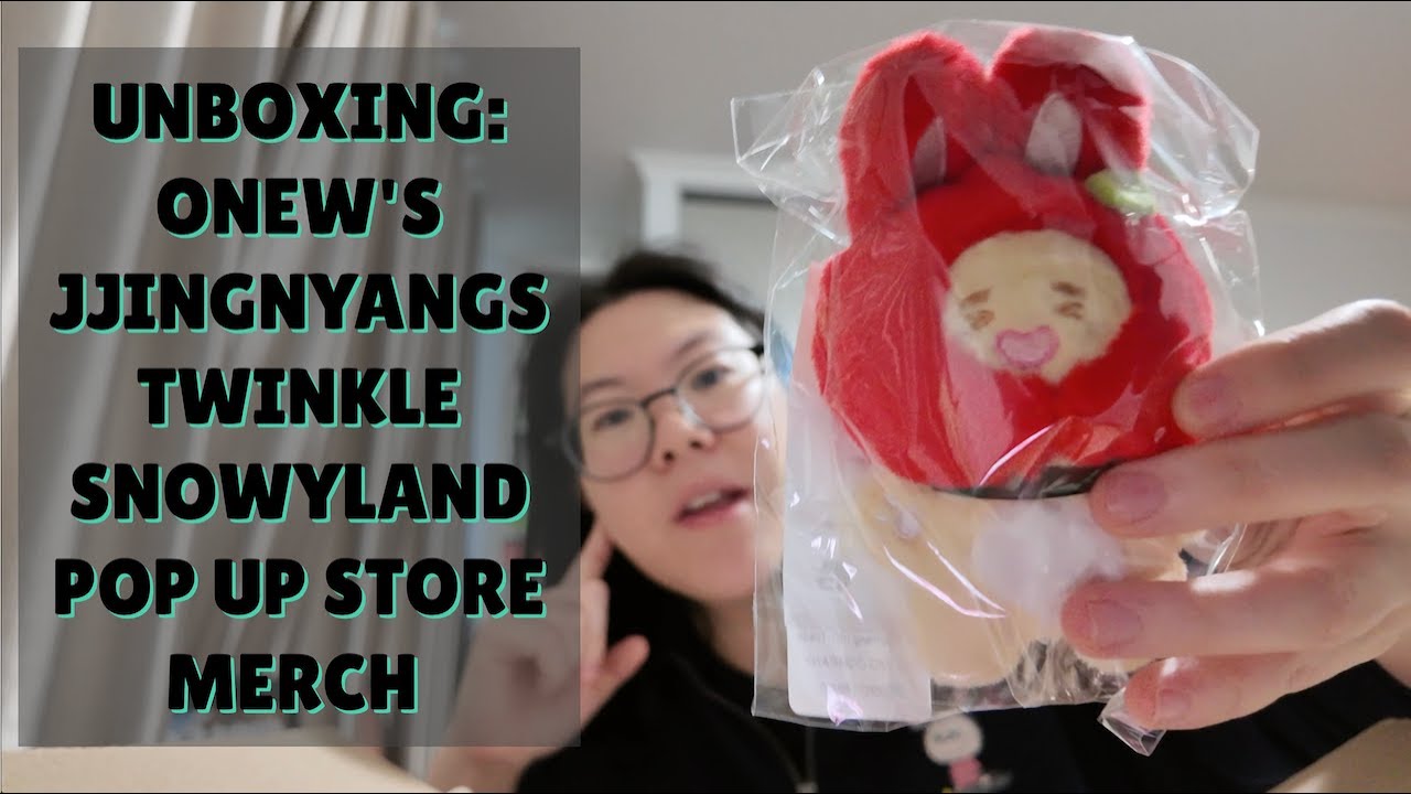 UNBOXING: ONEW'S JJINGNYANGS TWINKLE SNOWYLAND POP UP STORE MERCH ❄️
