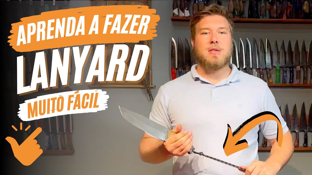 Lanyard Triplo, seguro e funcional de verdade l Fiel - Besteck Facas Artesanais