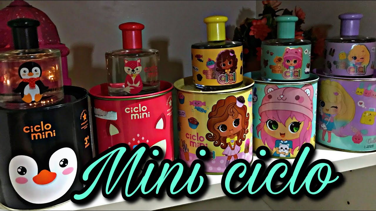 Perfumes Mini Ciclo Cici/Raposete e Pinguxo . Frasco reformulado #similares #miniciclo#ciclo#