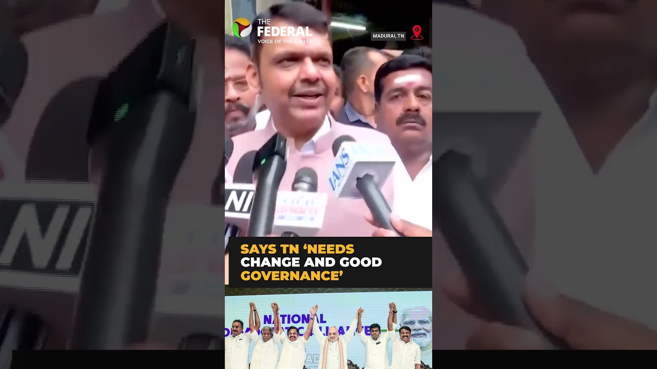 Fadnavis prays for BJP-AIADMK govt in Tamil Nadu, targets state govt