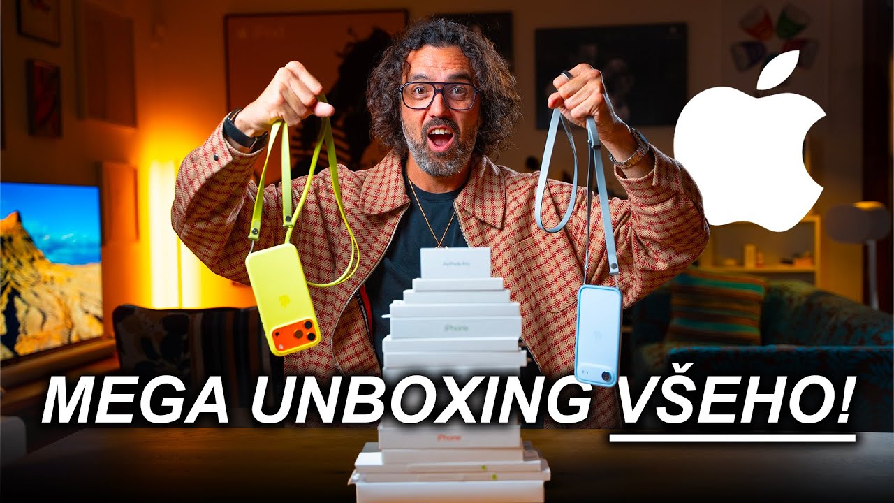 Mega Apple iPhone 17/Pro/Air unboxing. Příslušenství, barvy, vše co chceš vidět!