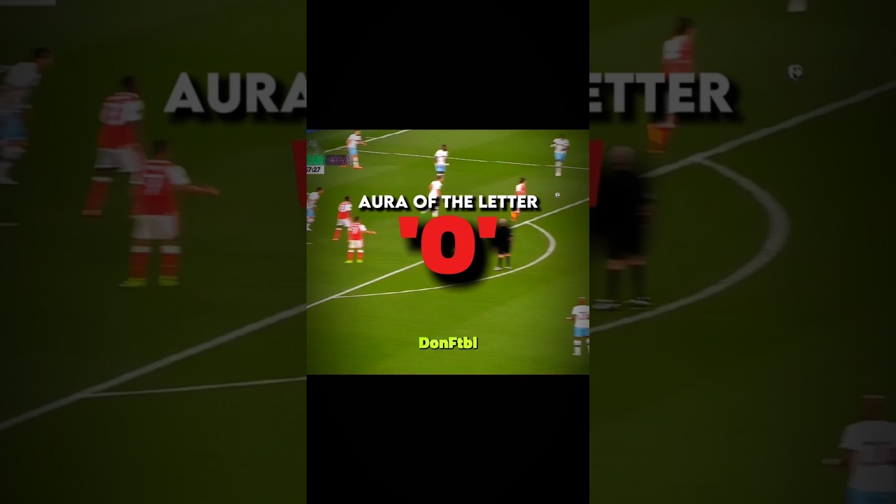 Aura of the letter O 🥶🔥 |#shorts