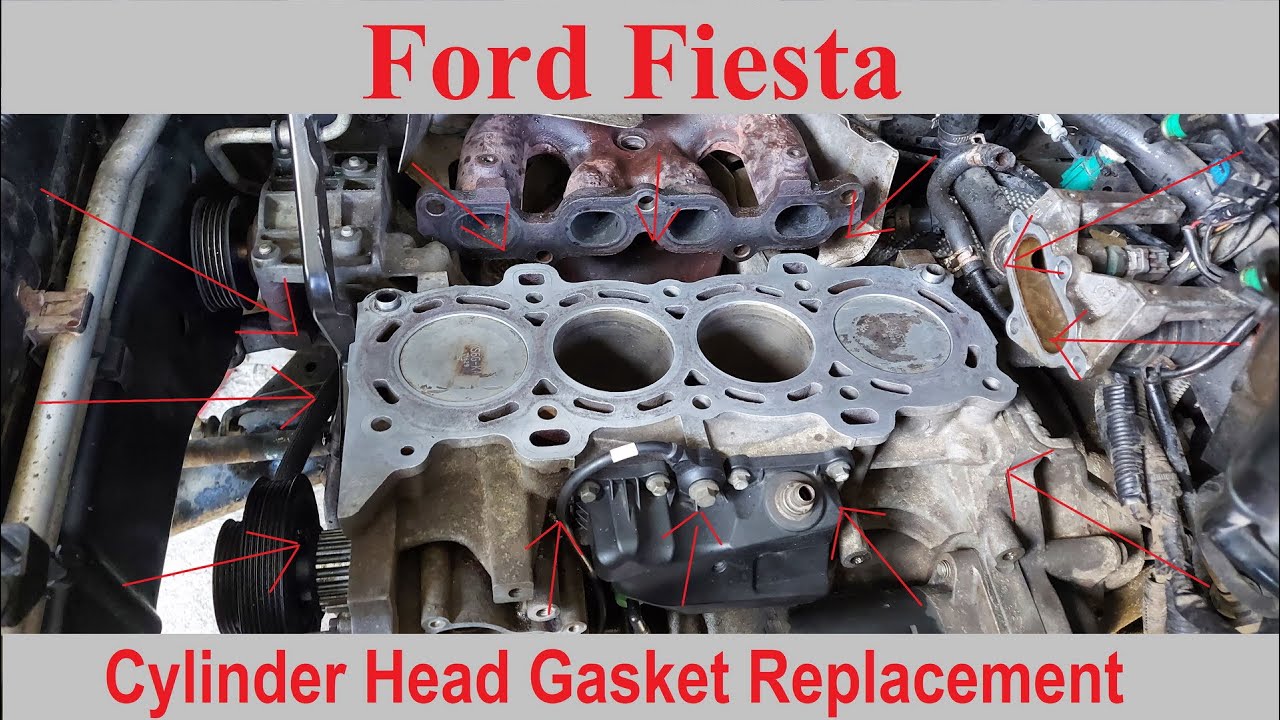 Ford Fiesta Cylinder Head Gasket Replacement                       @Claude Tube